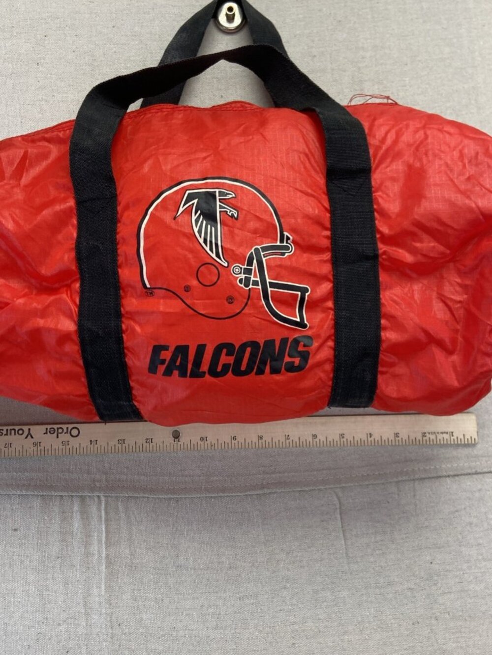 Vintage 1985 Atlanta Falcons Winston Promotional NFL Team Sports Bag